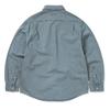 Dit Is Nooit Dat Onderscheidende Denim Overhemd Knijp Blauw