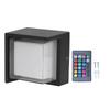 Outdoor Waterproof RGB Remote Control Wall Light 5W LED Acrylic Wall Light for Stairs Bathrooms