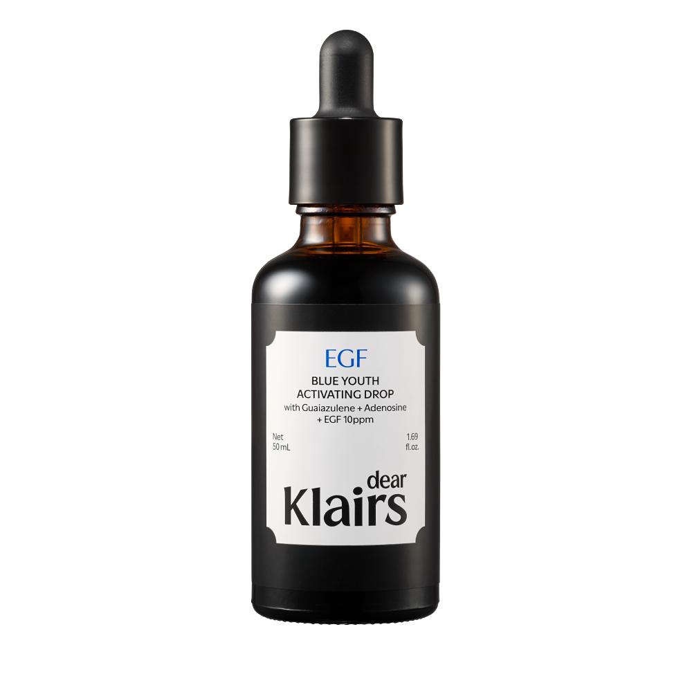 Klairs Ampolă cu Picături Activatoare Albastre EGF - Calmantă, Reparatoare 50ml