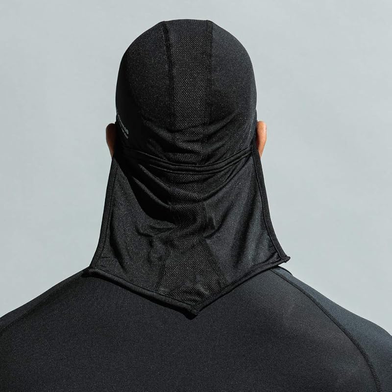 Otafuku Glove Summer Head Cap with Cover [Sweat-wicking, Quick-drying, Cooling, Deodorizing, Stretch, UV Protection, Men's] JW-613 Black, Free Size