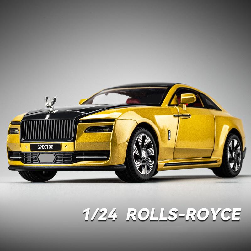 1/24 Rolls-Royce Spectre Legering Støpt Leketøysbil Modell Lyd og Lys Trekk tilbake Barnas Leketøy Samleobjekter Bursdagsgave
