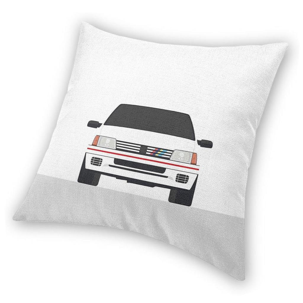 205 Gti Rally Vector Square Pillowcase Polyester Linen Velvet Printed Zip Decor Pillow Case Car Cushion Cover
