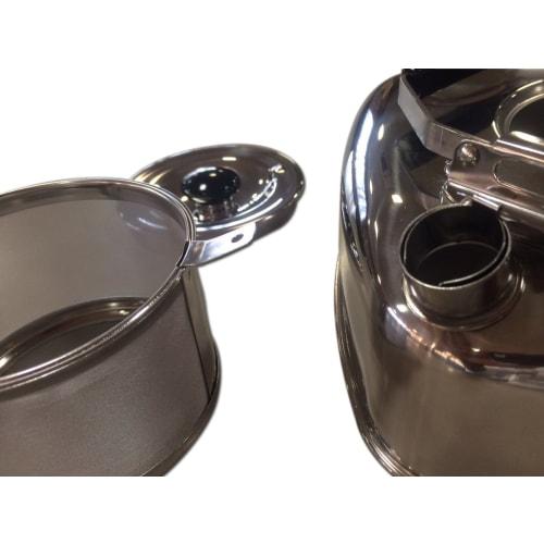 Sugiyama Metals 2.5L Stainless Steel Kettle, Induction and Gas Compatible, Stores Directly In the Refrigerator, Perfect for Barley Tea, Compact, Stack