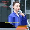 Blue Dustproof Long-Sleeve Work Gown for Men & Women
