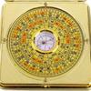 Alloy Luo Jing Instrument Square Feng Shui Compass Three Synthesis Plate  Residential Feng Shui