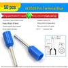 European Tubular Wire Connectors: VE0508, 7508, 1008, 1508, 2508 Pin Terminals