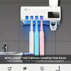 1pc Wall Mounted Toothbrush and Toothpaste Organizer - Electric Toothbrush Holder Space Saving Design - Intelligent Cleaning