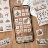 Yi Niao Beautiful Story Retro Sealing Stickers, DIY Journal Decorative Die-Cut Set