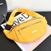 Waist Bags for Women Polyester Leisure Color Waist Bag Shoulder Crossbody Chest Bags Handbags All-Match Messenger Belt Bags