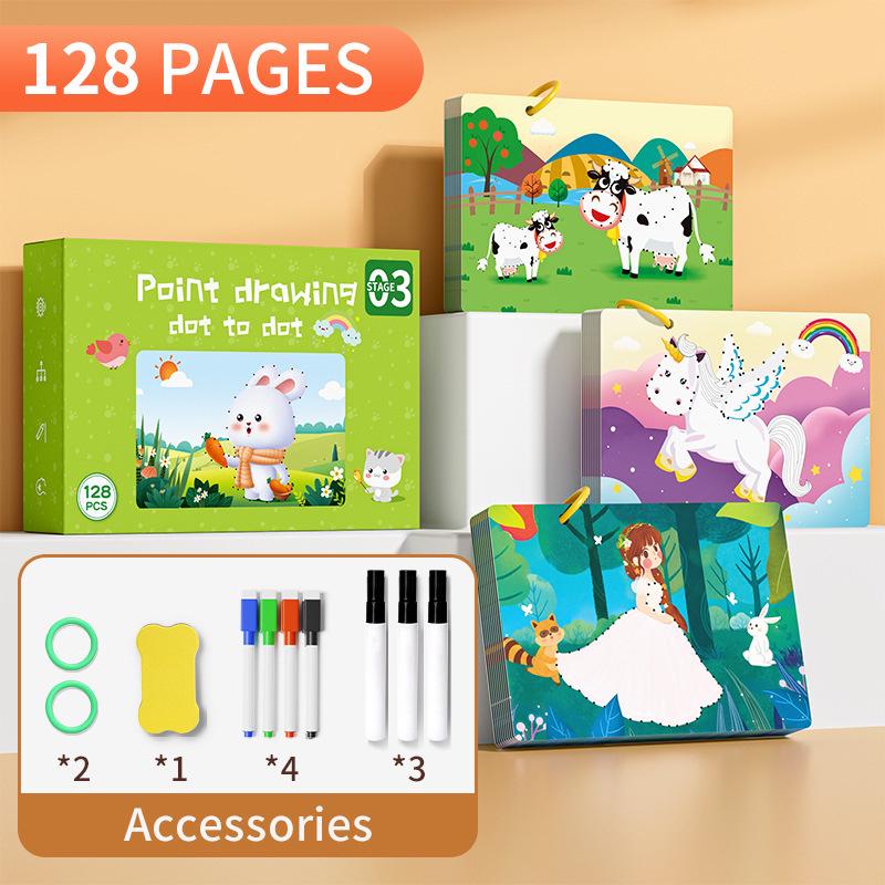 Penmanship & Logic Puzzle Calligraphy Practice Workbook for Early Education