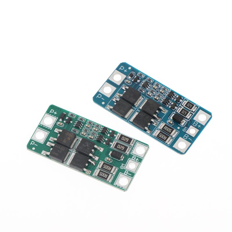 LiFePO4 2S 6.4V 7.4V BMS Board 10A Current Balancing Module for E Bike Packs DIY Power Banks Solar Storage Applications
