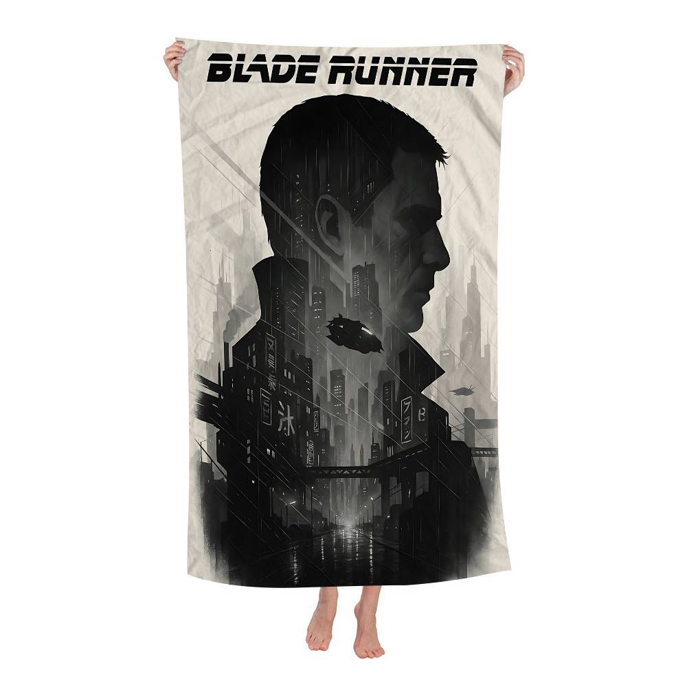 

Movie B-Blade Runner 2049 Anime Beach Swimming Towel Soft Absorbent Washcloth Children s Gifts For Kids Travel Camping Gym W30*H60(CM)