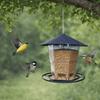 Folding Hanging Bird Feeder Waterproof Bird Food Dispenser Wild Bird Feeders  Courtyard