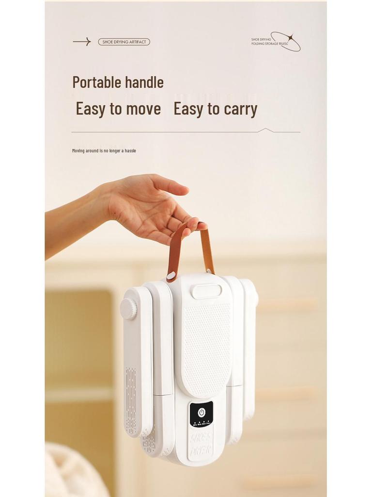 Antibakteriální sušák a ohřívač bot pro koleje