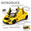 1:18 720S Pagani Huayra Toys Models Sports Cars Wheel Pull Back Miniature Car with Light Sound Vehicle Kids Children's Day Gifts