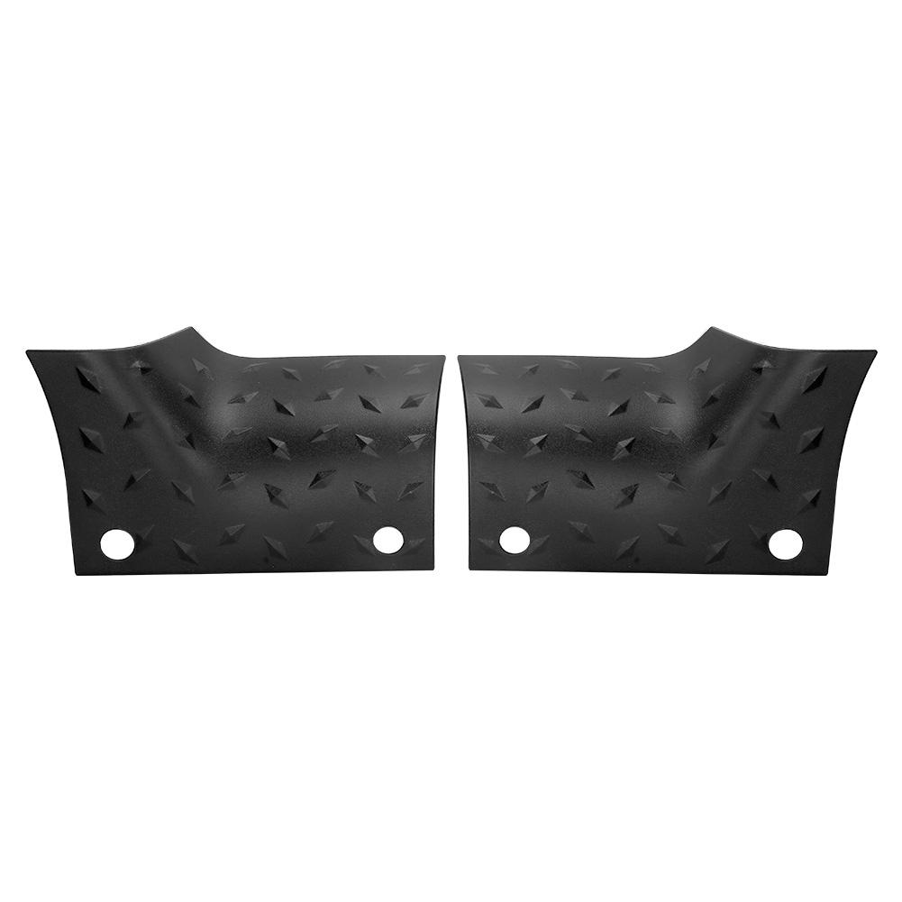 2pcs Black Engine Hood Angle Wrap Cover Auto Accessories Fit for Jeep Wrangler JL 2018 ‑ 2020