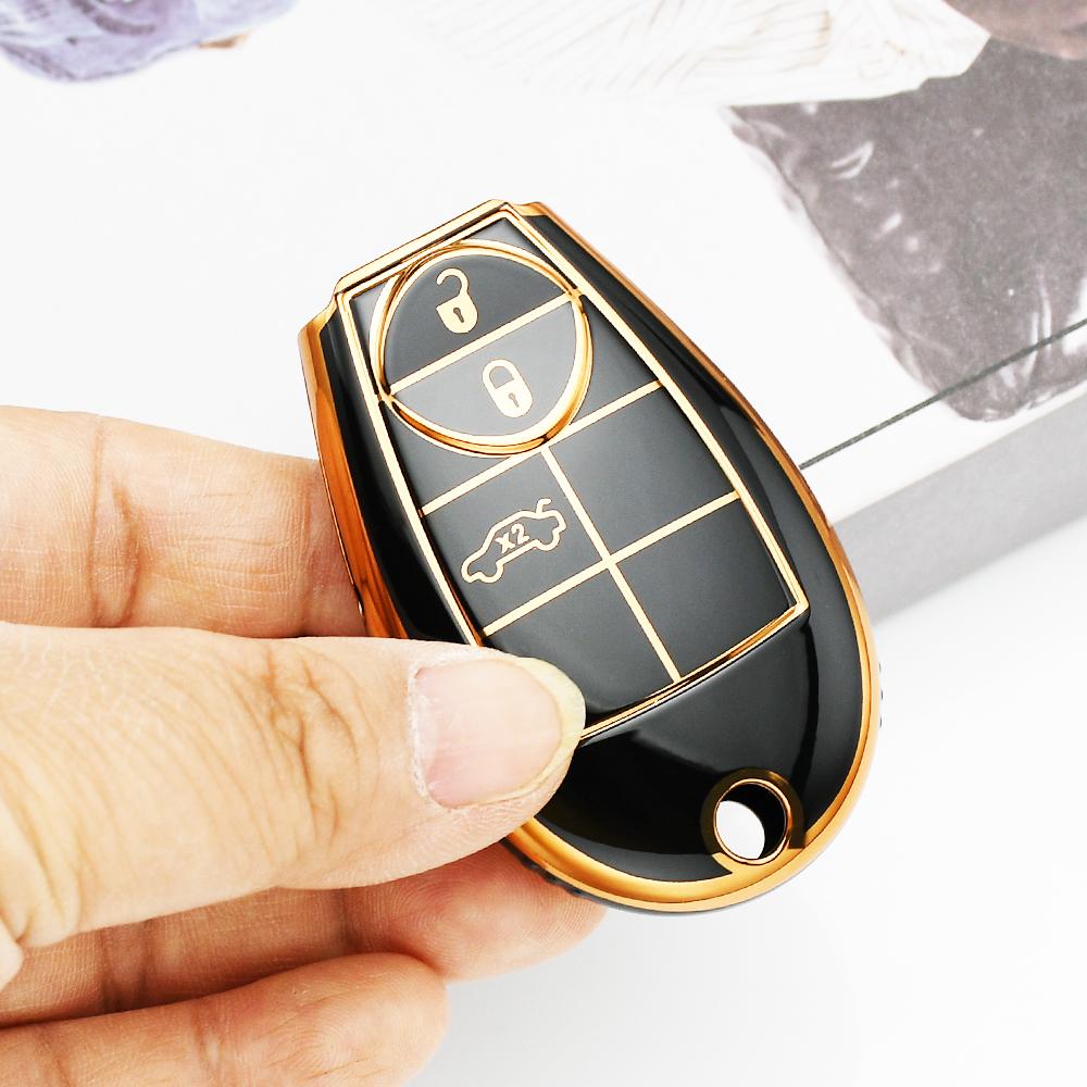 3 Buttons Auto Keyless for Dodge Chrysler Magnum Challenger Charger Ram 1500 2500 3500 4500 Fobik Holder Bag Car Key Case Cover