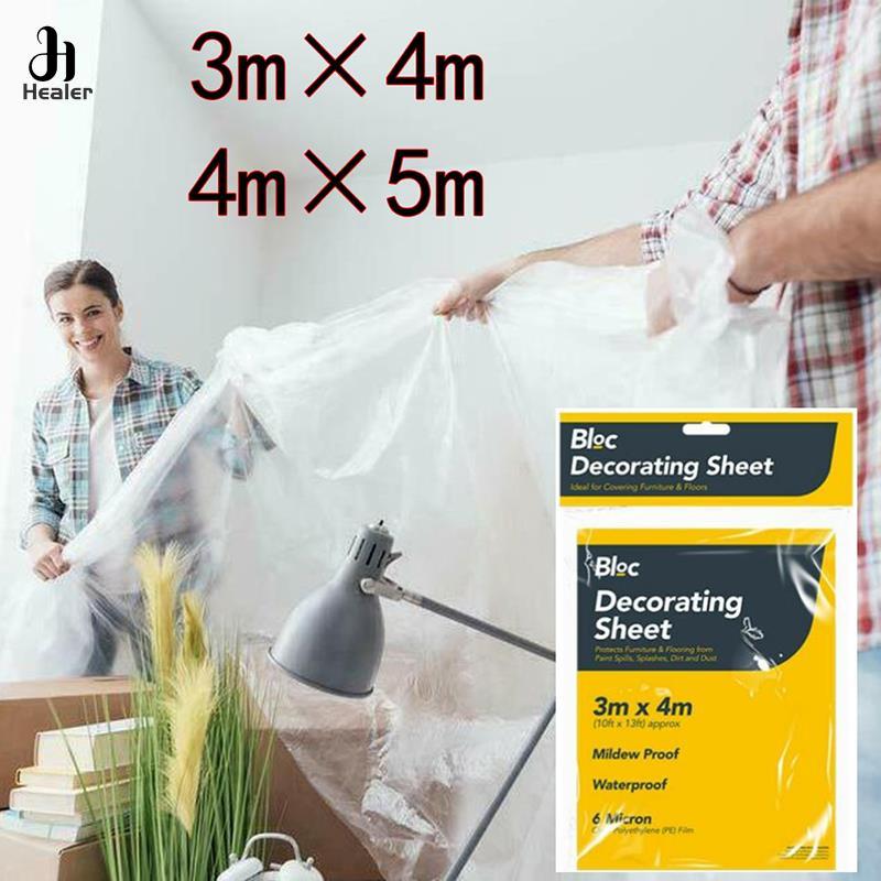 1PC Plastic Furniture Dust Cover,Waterproof Car Dusty Bed Sofa Dust Proof Cover