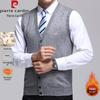 Pierre Cardin Men's Wool-Blend V-Neck Knit Vest