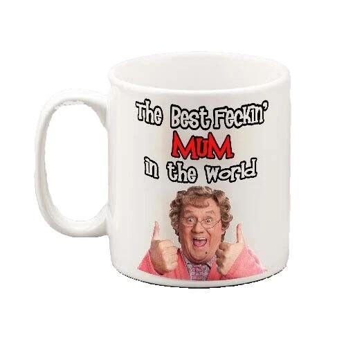 BEST FECKING MUM Mrs Brown Boys Birthday Mug Gift Xmas Present Mothers Day Mug XXXXL