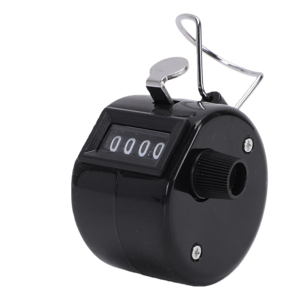 4 Digit Number Counter Compact Hand Mechanical Counter with Reset Knob for Counting Numbers Knitting