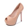 Sexy Heeled Sandals Women Peep Toe Stiletto High Heels Pumps Party Dance Catwalk Single Shoes