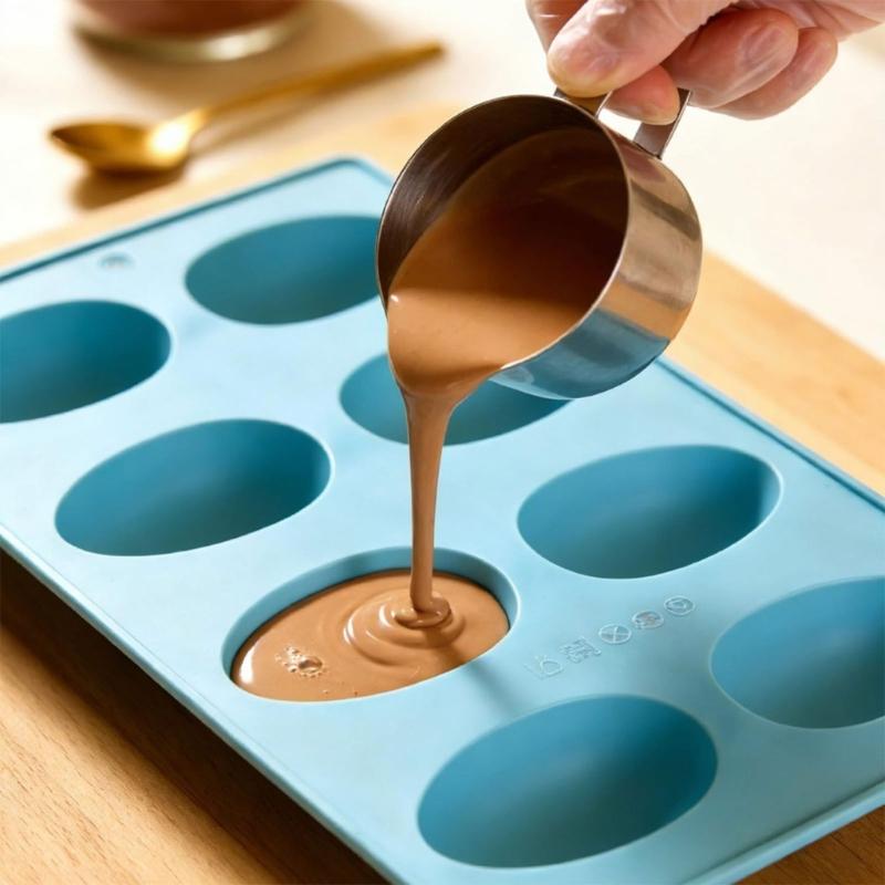 Efficient Nonstick Silicone Eggs Molds Pack Of 1/3 Baking Equipment Perfect For Baking Freezing And Crafting Projects