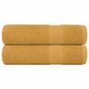 Vidaxl Shower Towels 2 Pcs. Gold 70X140Cm 360 Gsm 100% Cotton
