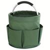 1pc 600D Oxford Cloth Bucket Tool Organizer Bag, Storage Basket With 6 Compartments And Large Central Compartment