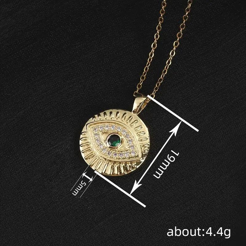 Necklace Female, Eyes Mysterious French Necklace, Stylish Geometric Elegant Jewelry