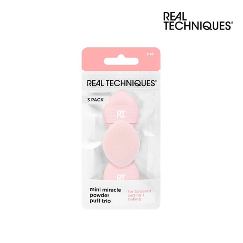 [real techniques] Mini Powder Puff Trio