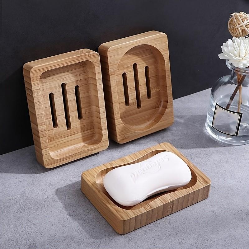Minimalist Wooden Soap Dispenser With Drainage For Kitchen And Bathroom