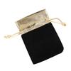 50pcs 7 X 9cm Velvet Bag Soft Drawstring Pouch Jewelry Wedding Gift Storage BagBlack