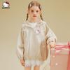 Hello Kitty Girls' Spring Jacket 2025 New Cartoon Children's Spring Top Off-White Girls' Clothing