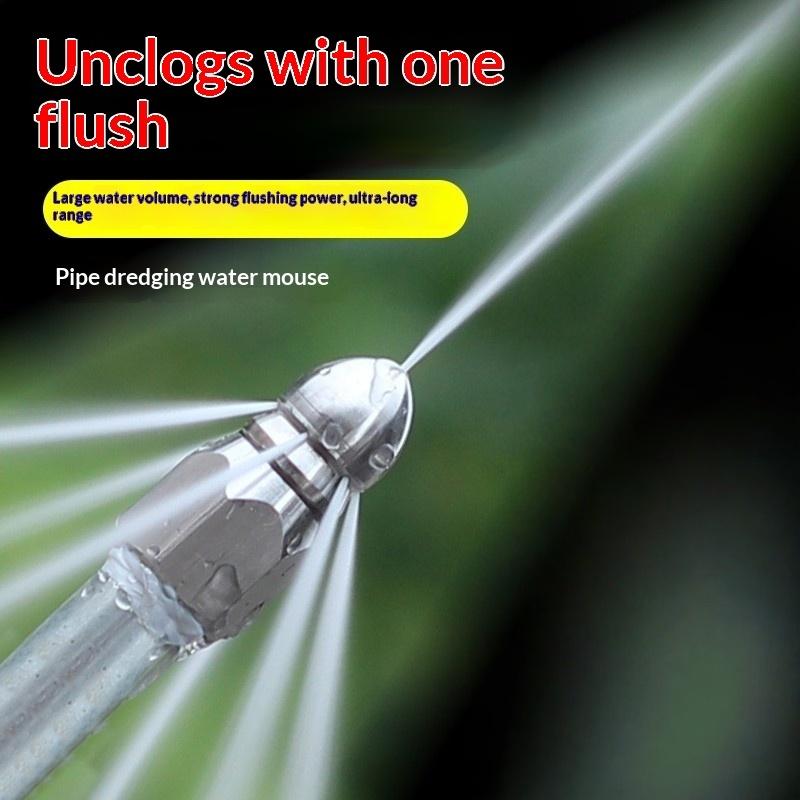 1/3/5 st 1/4" Rostfritt Stål Högtryckstvätt Snabbkoppling Avloppsslang Munstycke Verktyg Vattenstråle Högtrycksspruta Munstycke