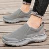 Men’s Outdoor Canvas Shoes Sneakers Driving Shoes Black Casual Plus Size  Slip On Wide Head Shoes for Farther