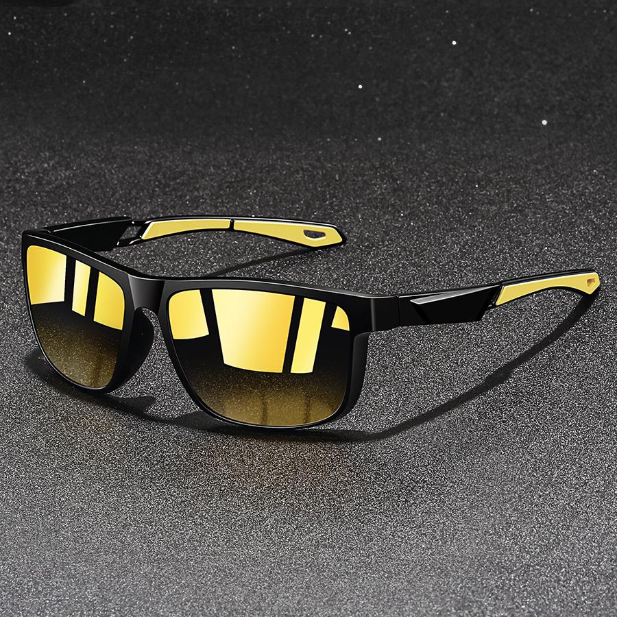 Fashion Vintage Square Sunglasses Men Women Fishing Driving Man Luxury Brand Designer Sun Glasses Anti-Glare Retro Eyewear UV400