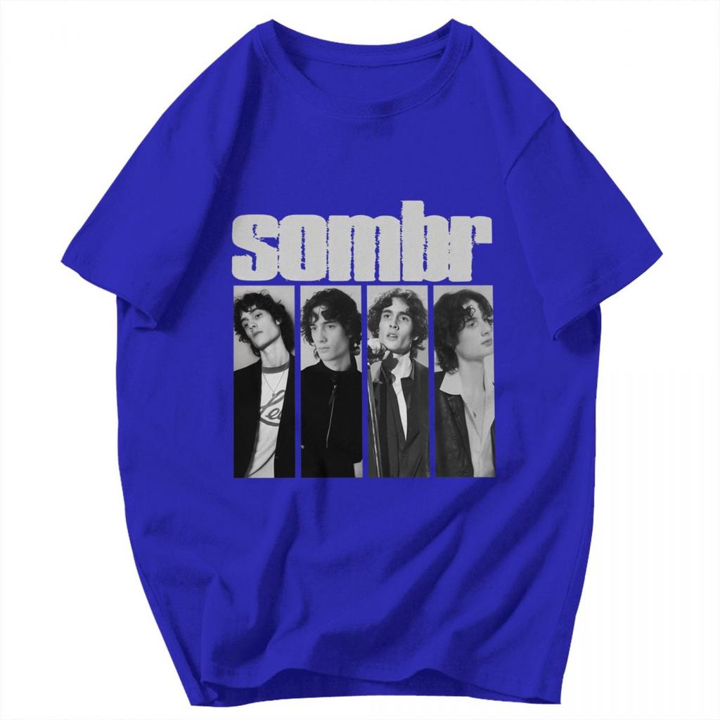 Men T Shirt Sombr Trending Pops Y2K Graphic Oneck Unisex Tops T Shirts