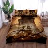 School Plan Duvet Cover Set UK Single Double Queen US Twin Full King Size Pkm Bed Linen Set