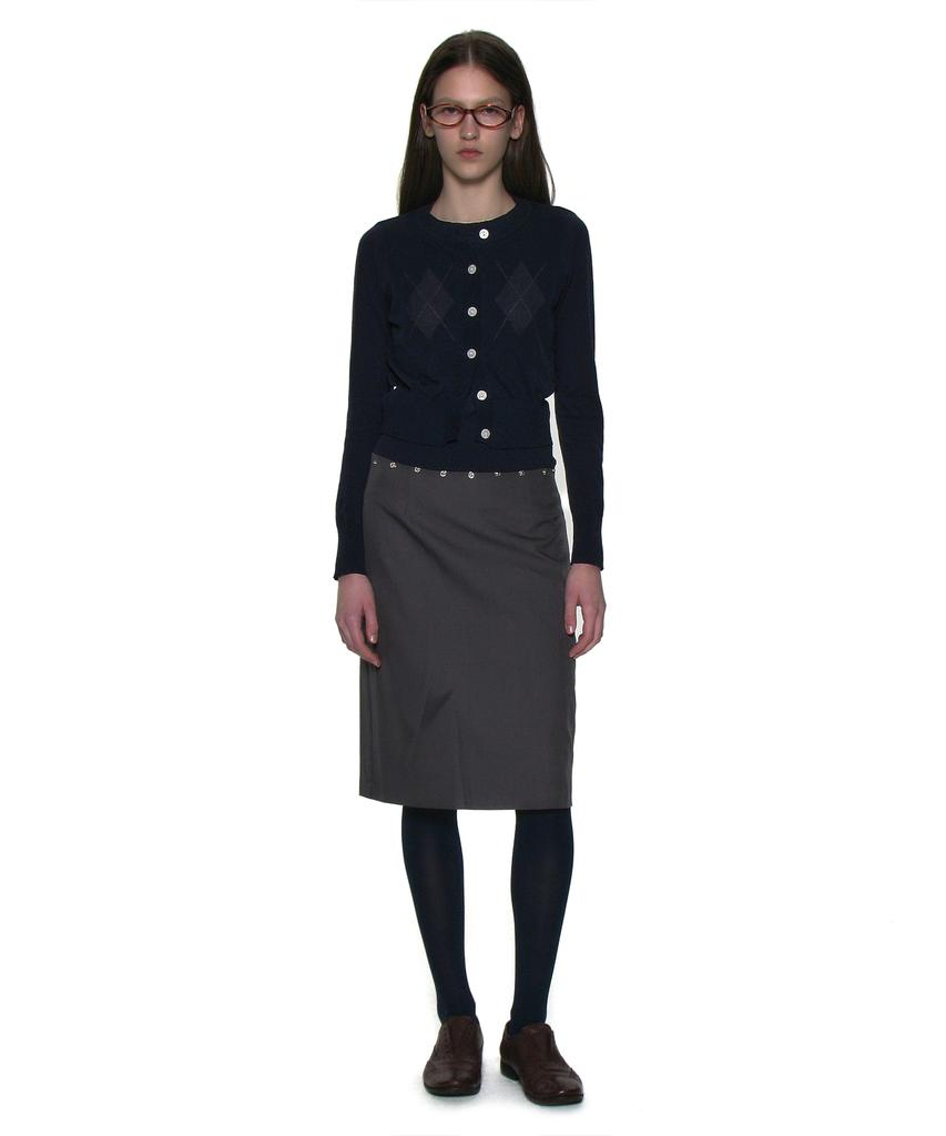 Partimento Woman (Set) Three-Way Transform Pleated Skirt_Charcoal