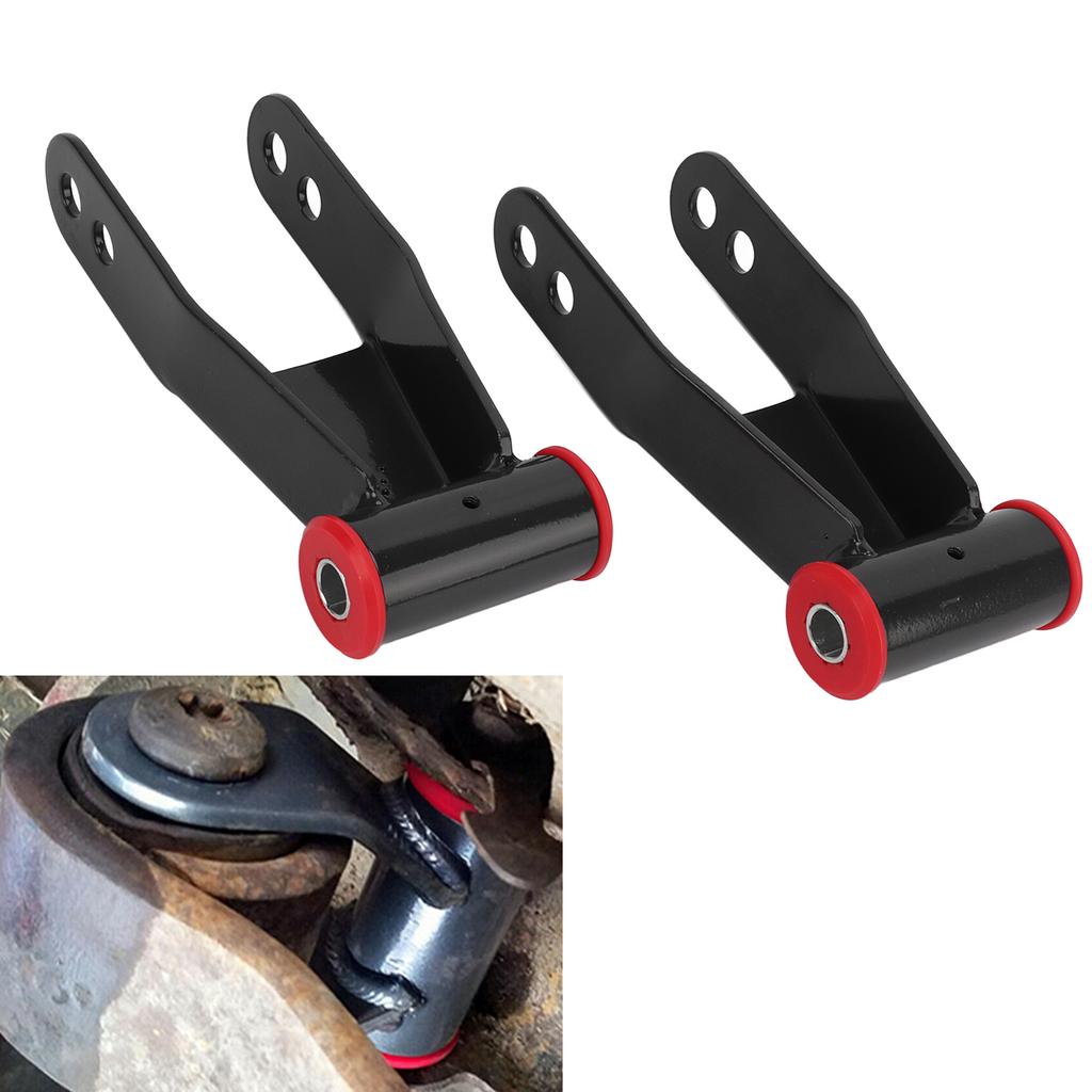 2inRear Drop Lowering Shackle Kit 712120 Replacement for Chevy Silverado GMC Sierra 1500 2WD 4X4 2019