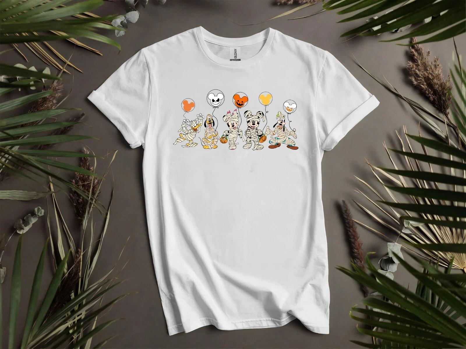 Mickey s Friends Halloween Cosplay T-shirt T shirt Men Women Unisex Tshirt K944 XXL