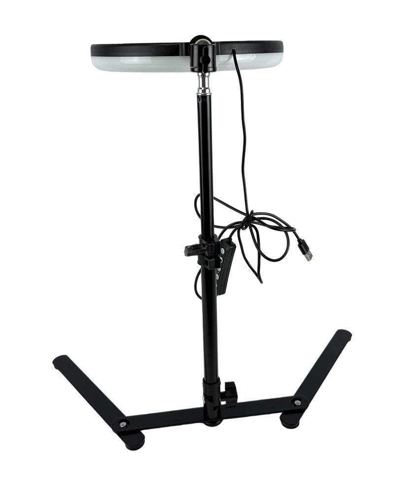 Adjustable Multi-Functional Fill Light & Phone Holder for Live Broadcast & Overhead Shooting