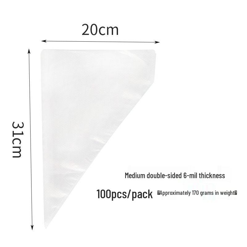 Thickened Disposable Piping Bags for Cream, Cookies, Cakes, or Baby Food