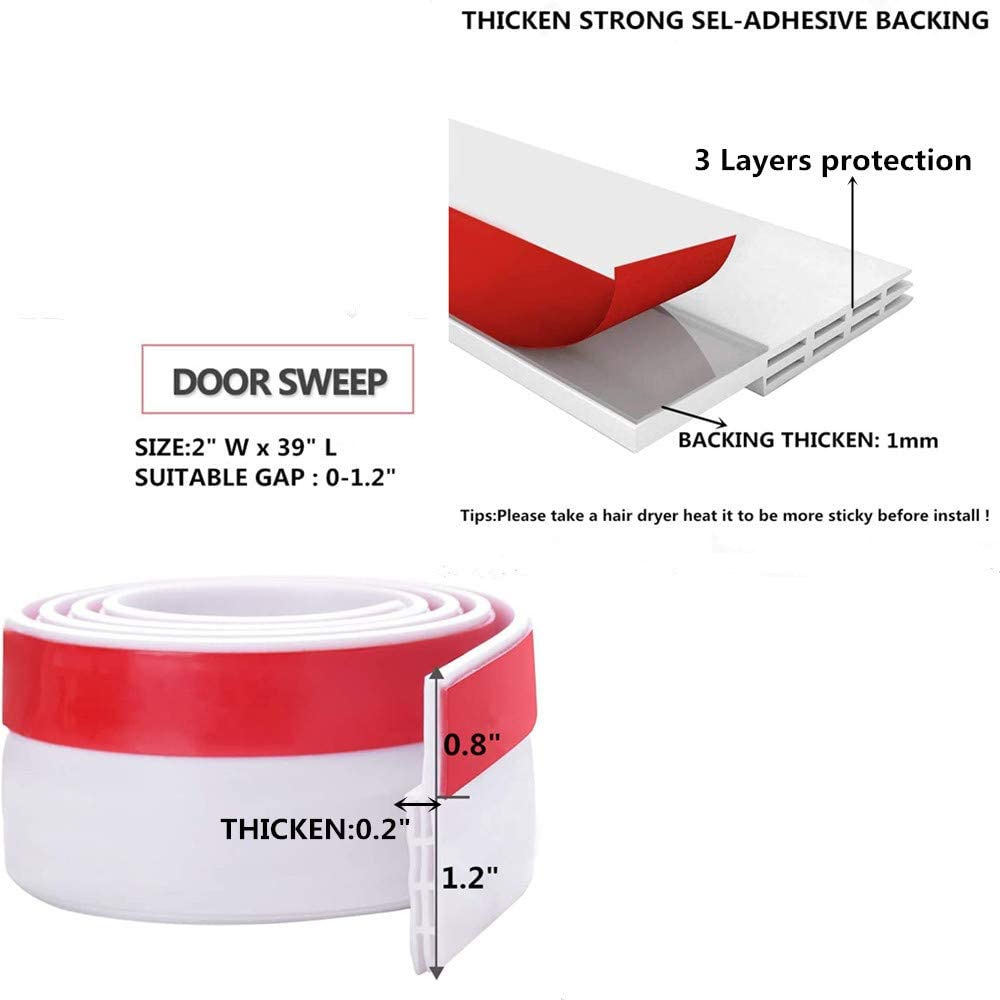 Silikon Türdichtungsstreifen Stark Klebend Staub- und Schallisolierung Wetterabdichtung Energiesparend Windstopper Dichtungswerkzeug
