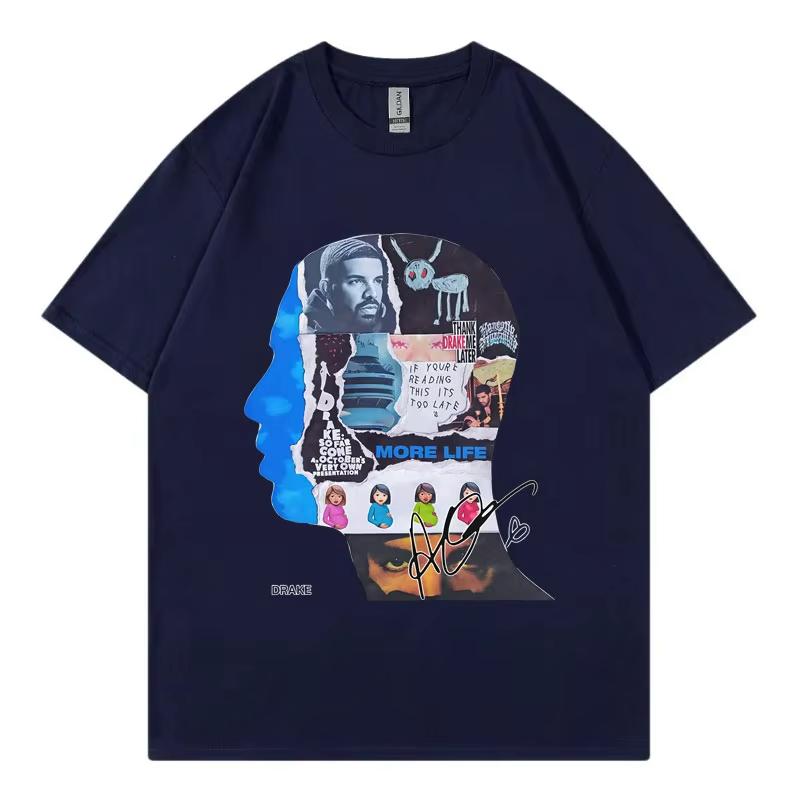 Rapper Drake Album Merch Graphic T Shirts Unisex Women Clothing Harajuku Hip Hop Tshirts Summer Casual Comfort Tshirt Streetwear