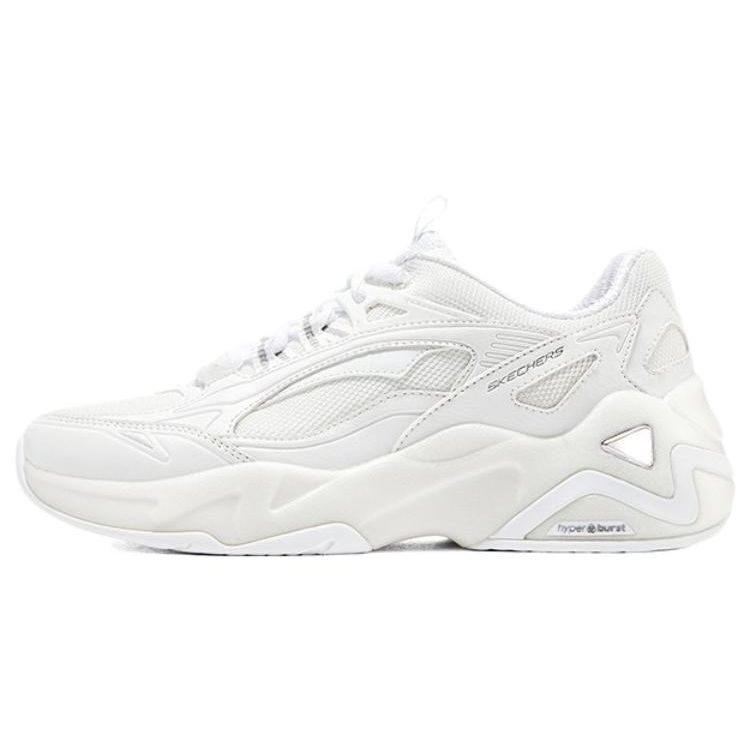 Skechers DLites Hyper Burst Bubble Panda Shoes Women sneakers White 149984-WSL 39