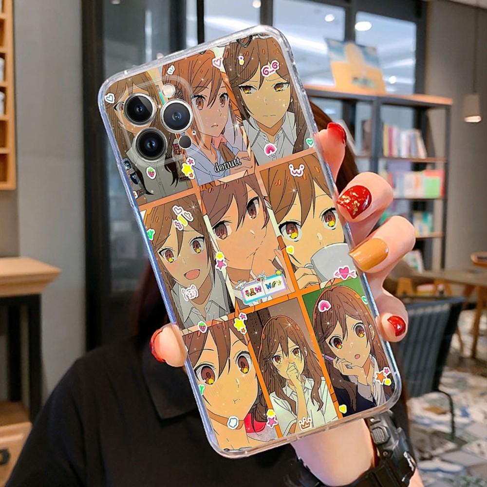 Anime Horimiya Phone Case For iPhone 15 14 11 12 13 Mini Pro XS Max Cover 6 7 8 Plus X XR SE 2020 Funda Shell
