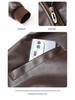 Men's Stand Collar Motorcycle Leather Jacket - Spring/Autumn, Casual & Stylish for Teens and Adults.