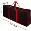 Large Capacity Christmas Wrapping Paper Storage Bag Dustproof Washable Christmas Decoration Storage Bag Multipurpose